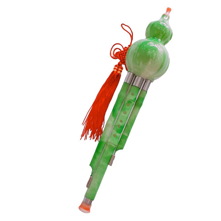 Sáo Bầu Xanh Ngọc Khớp Nối 2 Bè Cao Cấp - Tone Đô (C)