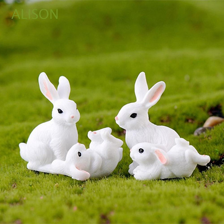 Mô Hình Thỏ Xinh Xắn Dùng Để Trang Trí