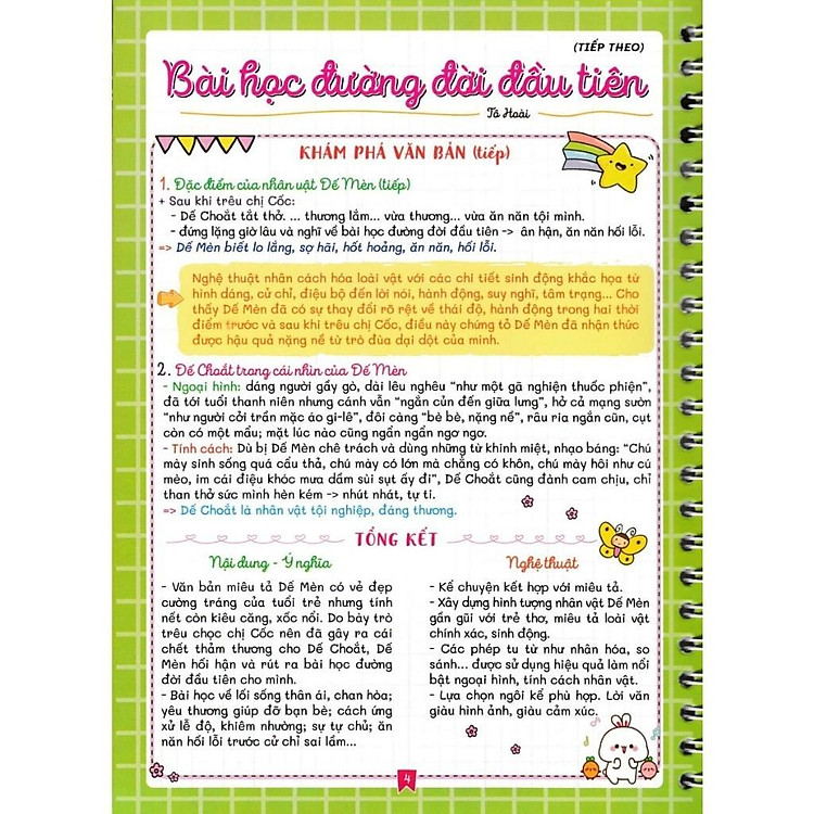 Sổ Tay Notebook Ngữ Văn 6 - Bám Sát SGK Kết Nối Tri Thức Với Cuộc Sống - Ảnh 7