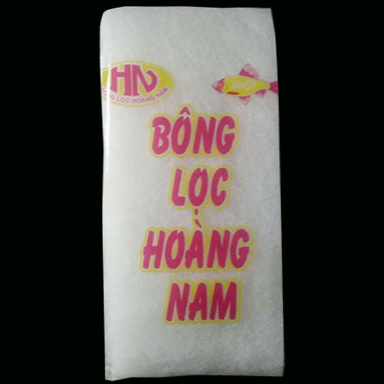 Bông lọc bể cá, vật liệu lọc cho bể cá (30 x 13cm) - Trắng