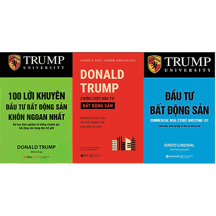 Combo Sách Đầu Tư Bất Động Sản Donald Trump - Ảnh 2