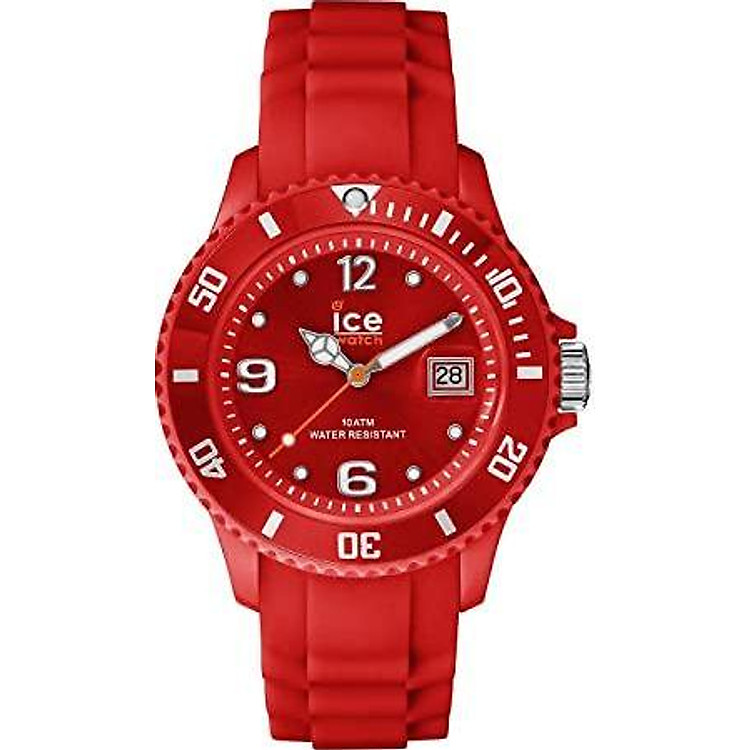 Ice-Watch Unisex SI.RD.U.S.09 Sili Collection Red Plastic and Silicone Watch