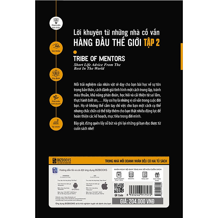 Bộ 2 Cuốn Sách Lời Khuyên Từ Những Nhà Cố Vấn Hàng Đầu Thế Giới – Tribe Of Mentor (Tập 1 + Tập 2) - Ảnh 6