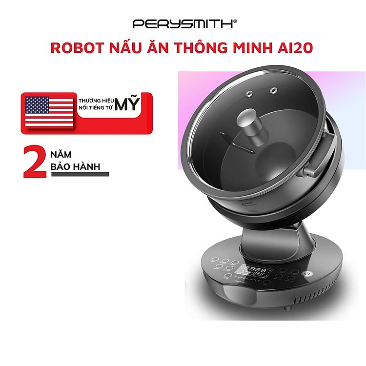Robot nấu ăn tự động Perysmith AI20 2,5 lít - Hàng chính hãng