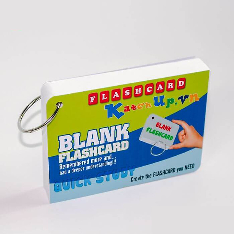Flashcard Trắng 10×15