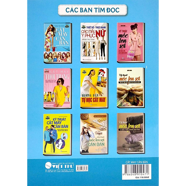 Bộ Sách Cắt May Căn Bản - Ảnh 4
