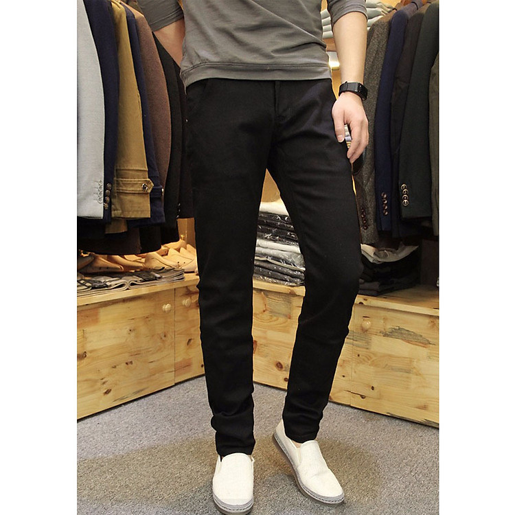 Quần Kaki Đen Chất Mát Dáng Vừa KAKIDEN53 - Kaki Đen