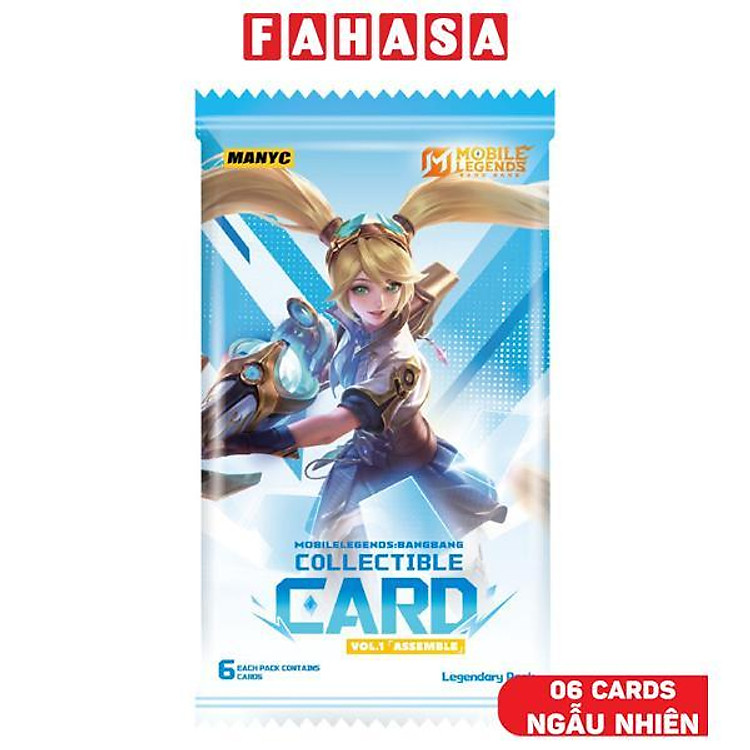 Thẻ Sưu Tập Manyc Mobile Legend Bang Bang - Legendary - Manyc MYC01MLBB01C01F09_LP (6 Cards Ngẫu Nhiên/Túi)