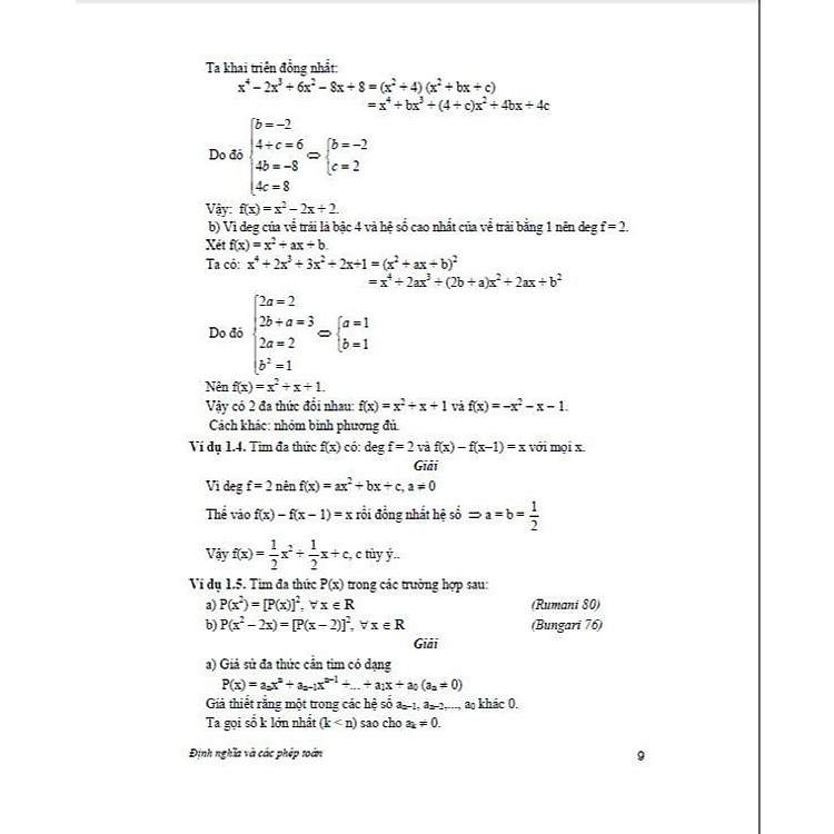 Chuyên Khảo Đa Thức Bồi Dưỡng Học Sinh Giỏi Chuyên Toán - Ảnh 6