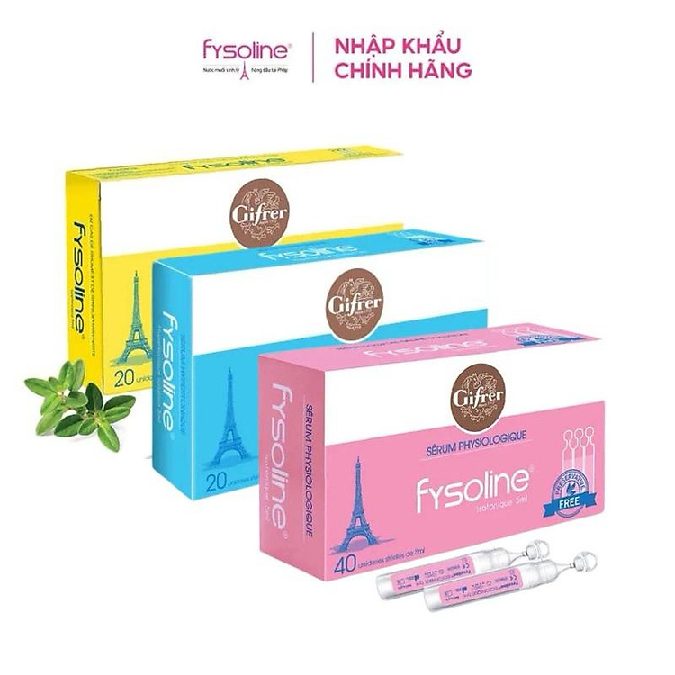 Fysoline – Nước muối sinh lý Pháp Chính hãng Tiết kiệm