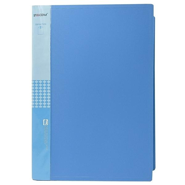 Bìa 20 Lá Stacom A4 D20A (Màu Xanh)