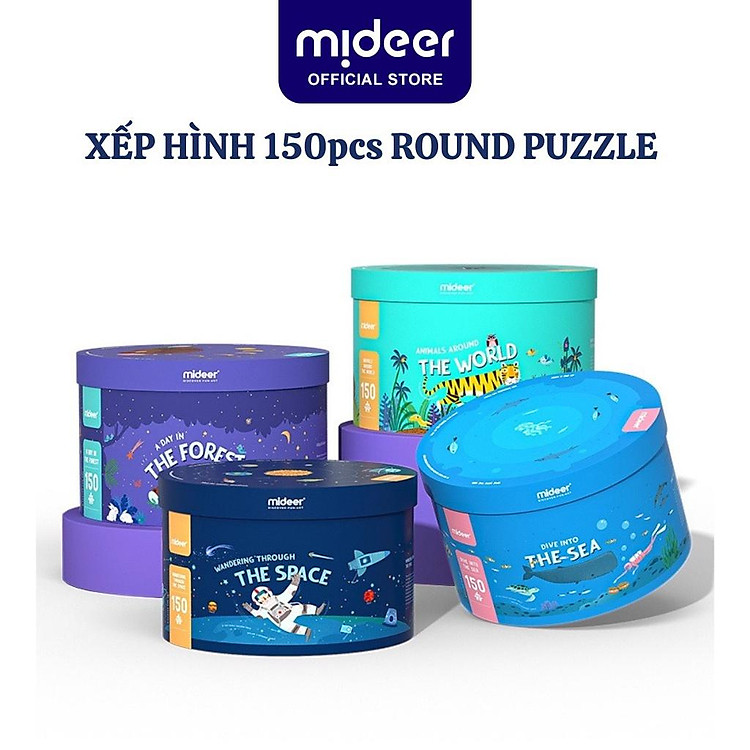 Mua tại Lazada: Tranh ghép Mideer 150P cho bé Chính hãng Ưu đãi