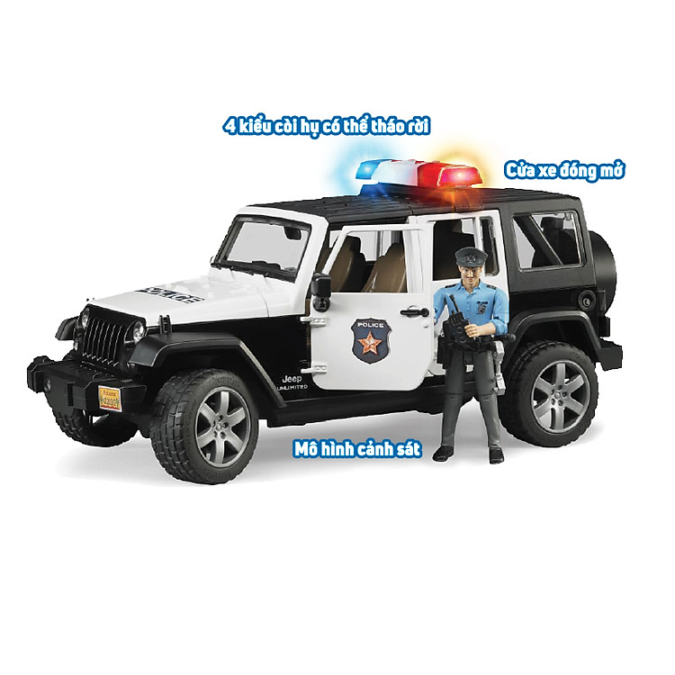 Đồ Chơi BRUDER Xe Cảnh Sát 1:16 Chính hãng Tiết kiệm - Hình ảnh 5