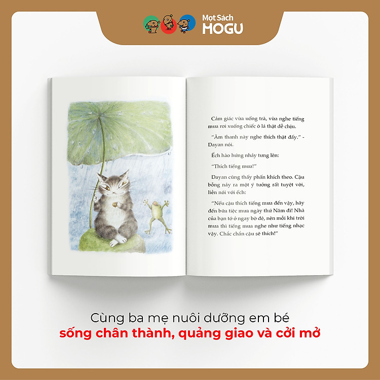 Truyện Ehon Mèo Dayan - Bữa Tiệc Ngày Thứ Năm Mưa - Ảnh 4