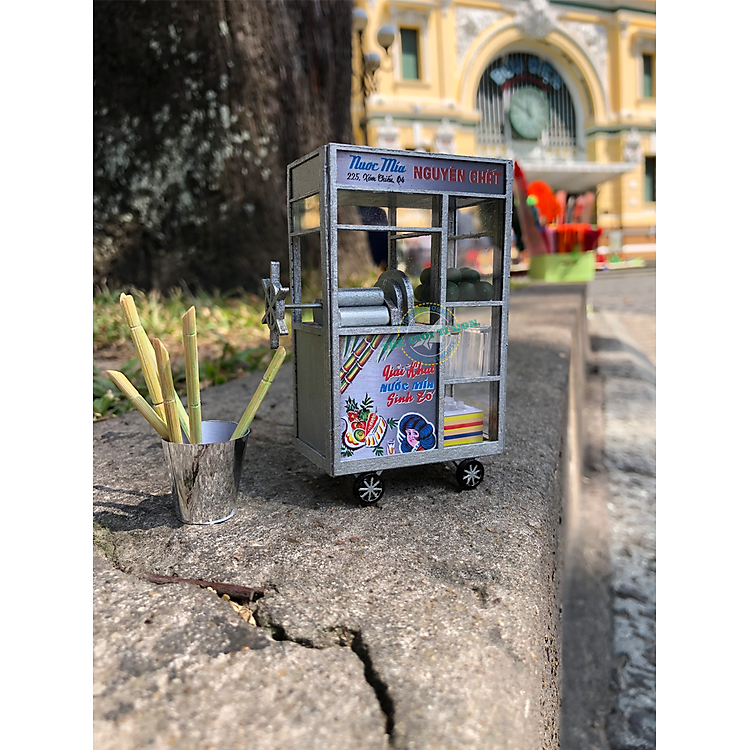 Mua Mô hình DIY Sài Gòn - Xe Nước Mía Chính hãng Tiết kiệm - Hình ảnh 4