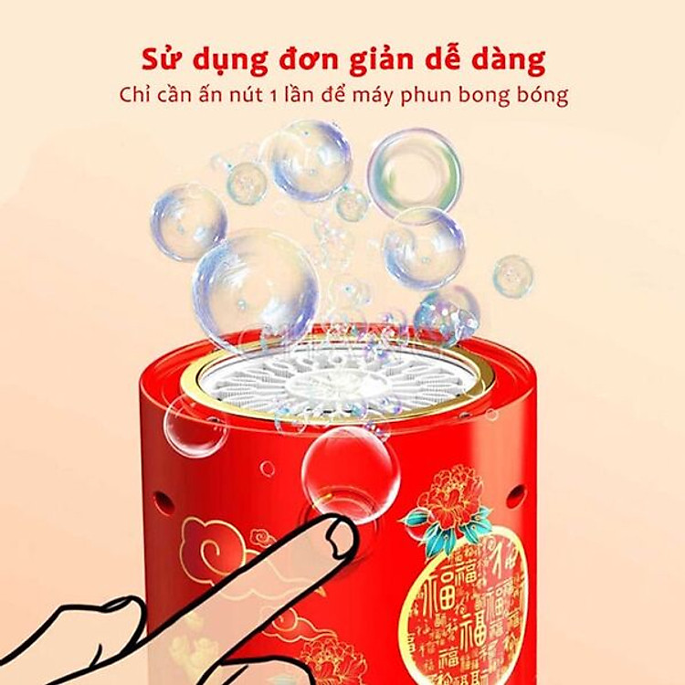 Máy bắn bong bóng phao hoa có Led Chính hãng Tiết kiệm - Hình ảnh 5