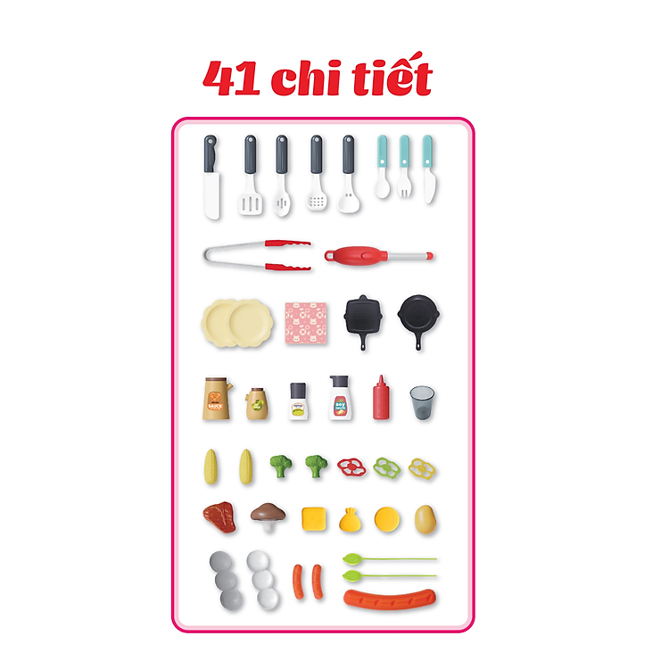 Bộ Đồ Chơi Quầy Thịt Nướng BBQ Chính hãng Giá tốt - Hình ảnh 5