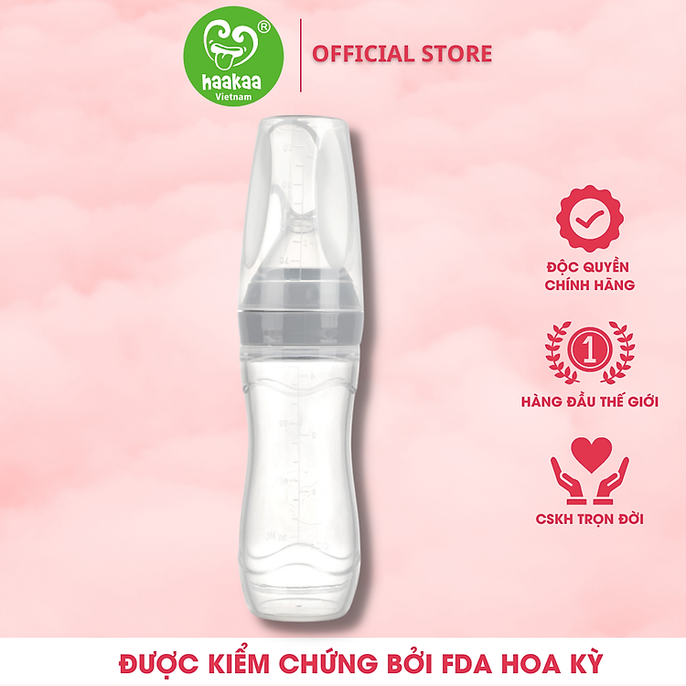 Tìm mua tại Avakids:Bình thìa ăn dặm Haakaa 120ml, tràn ngập Khuyến mãi, Ưu đãi