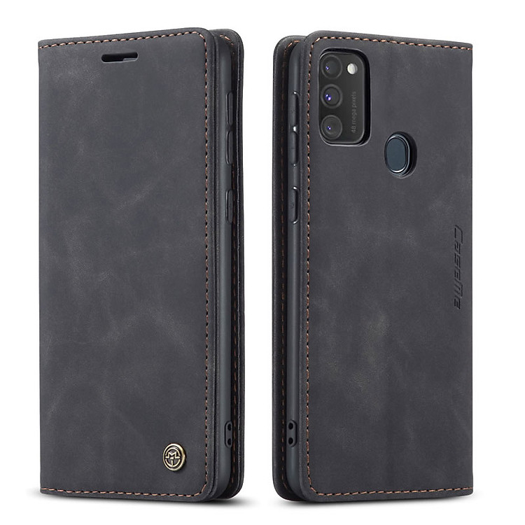 Bao da thật dạng ví chính hãng Caseme dành cho Samsung Galaxy M21 - Hàng chính hãng