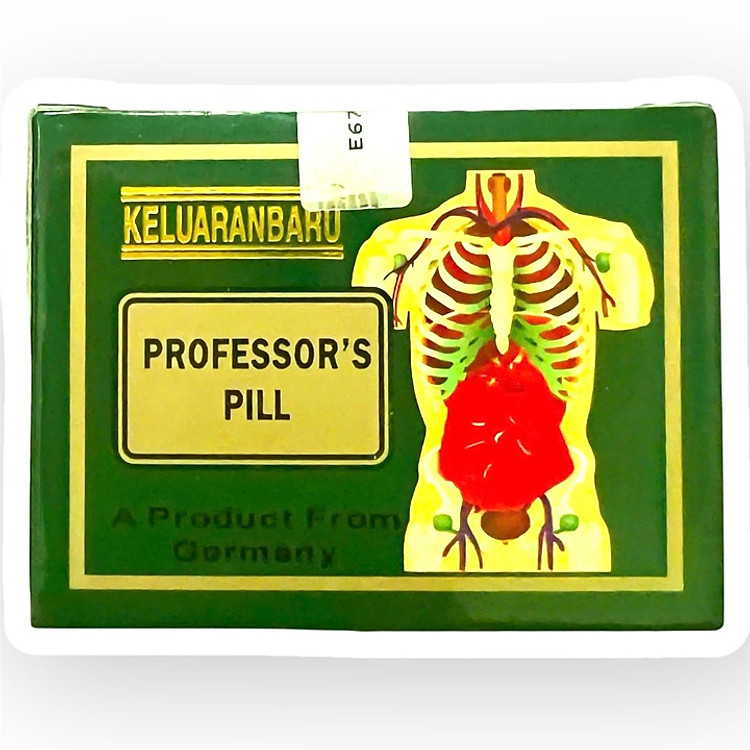 Viên uống đau nhức xương khớp xanh Professor's Pill xuất xứ Malaysia - Hộp gồm 20 ống - Mã số 1470