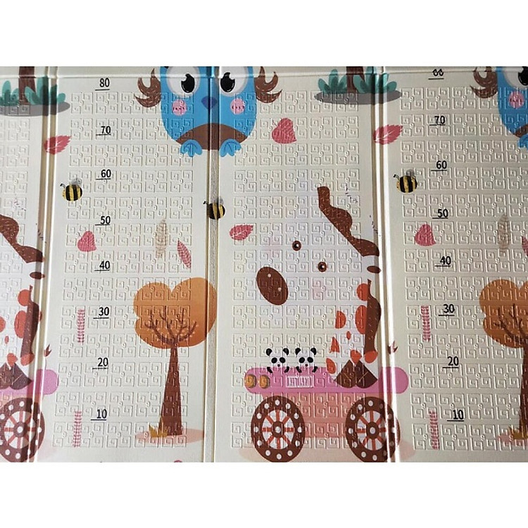 Thảm xốp silicone XPE nằm chơi cho Bé- chống nóng, chống trơn trượt và chống nước