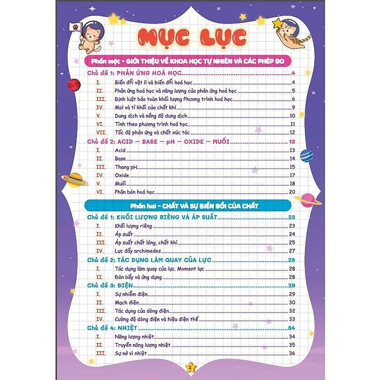 Notebook Khoa Học Tự Nhiên Lớp 8 - Ảnh 2