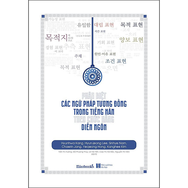 Sách Phân Biệt Các Ngữ Pháp Tương Đồng Trong Tiếng Hàn Theo Chức Năng Diễn Ngôn