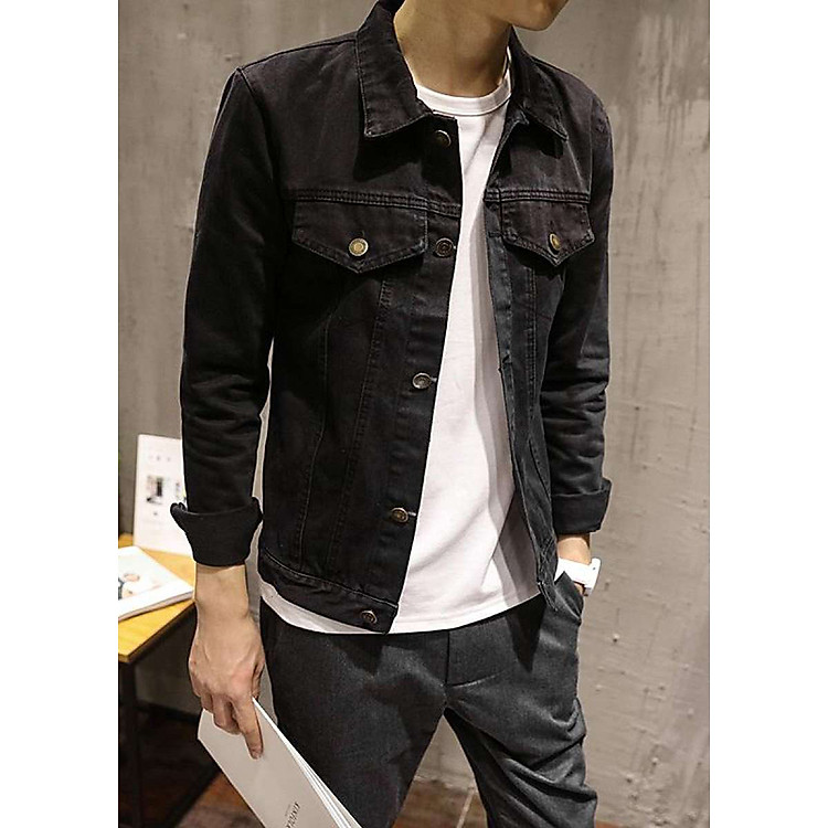 Áo Khoác Jean Nam AKB3 - Ảnh 3