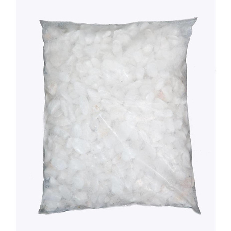 SỎI TRẮNG RẢI TRANG TRÍ CHẬU CÂY