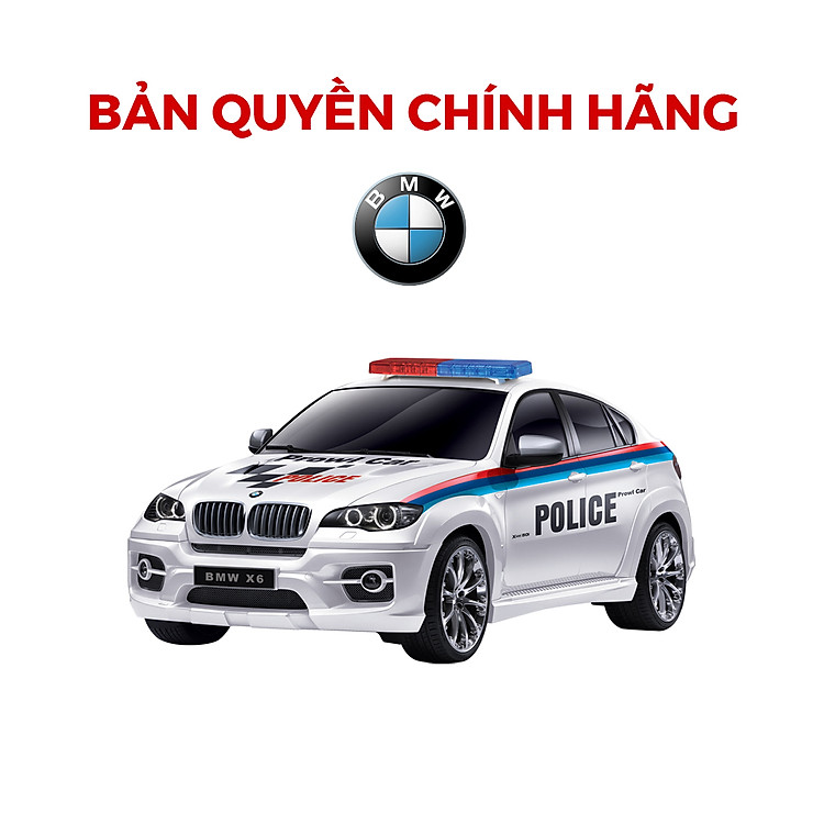 Xe Cảnh Sát BMW X6 Điều Khiển Từ Xa Chính hãng Giá rẻ - Hình ảnh 2