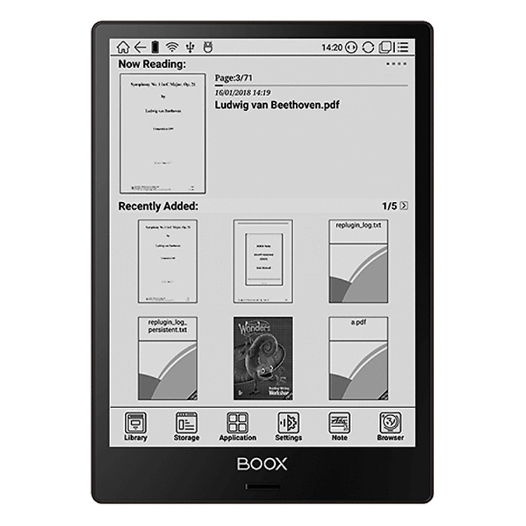 Máy Đọc Sách Onyx Boox Note Pro - Xám - Hàng Chính Hãng