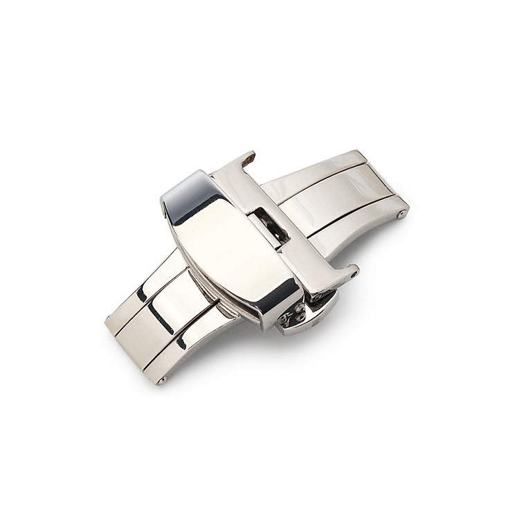 Khóa bướm chống gãy dây da đồng hồ SAM Leather SAMKB001 - Khoá bấm dây da tự động cao cấp inox 316 không gỉ