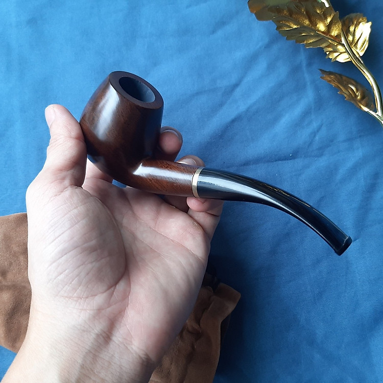 Tẩu thuốc gỗ mun cao cấp sang trọng - Ảnh 6