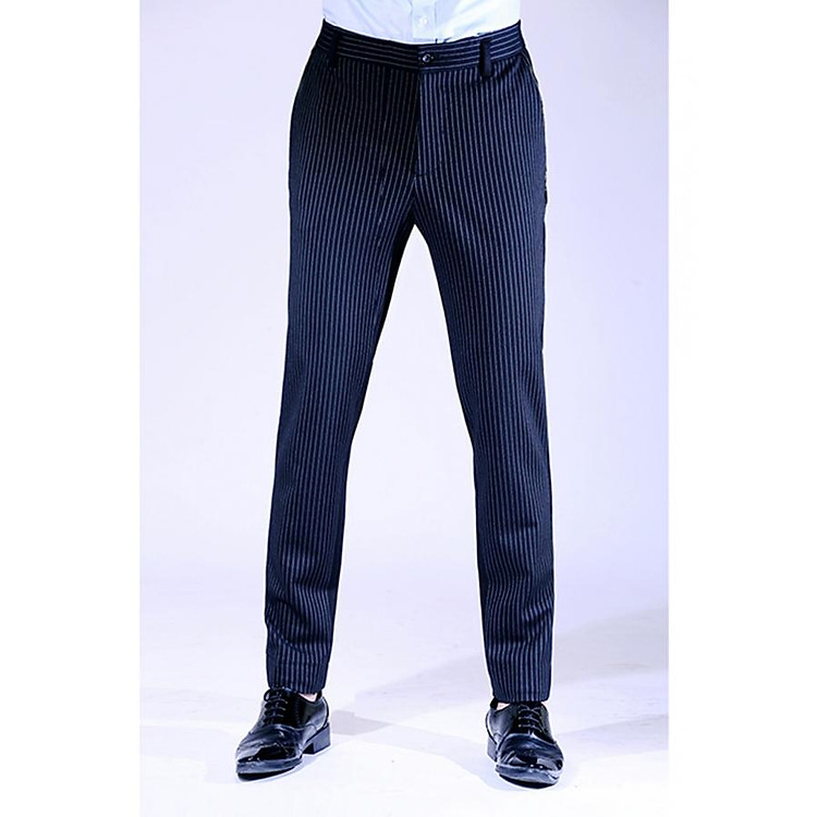 Quần Âu Nam thiết kế Zipper Bag túi khóa kéo Ngọc Lan 08