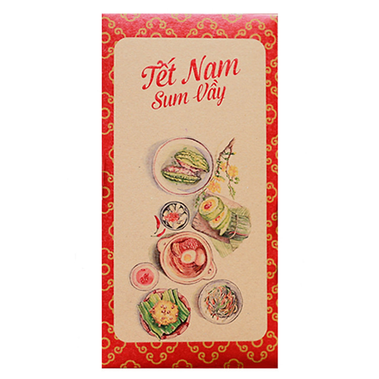 Bộ 10 Chiếc Lì Xì Tết Nam Sum Vầy - Tết Xưa