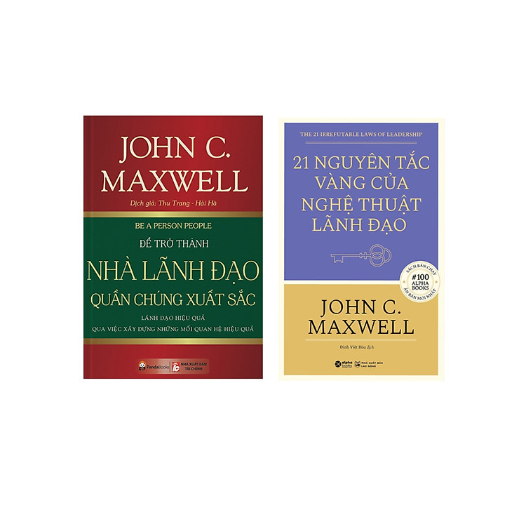 Combo Để Trở Thành Nhà Lãnh Đạo Quần Chúng Xuất Sắc + 21 Nguyên Tắc Vàng Của Nghệ Thuật Lãnh Đạo (Bộ 2 Cuốn) _PD