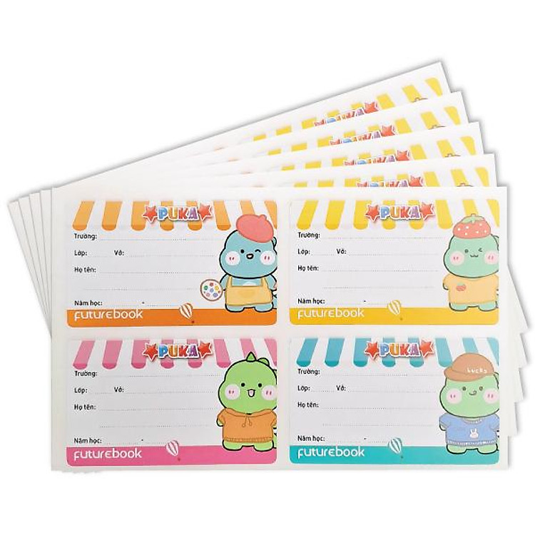 Nhãn Vở Học Sinh Puka N145 (20 nhãn)