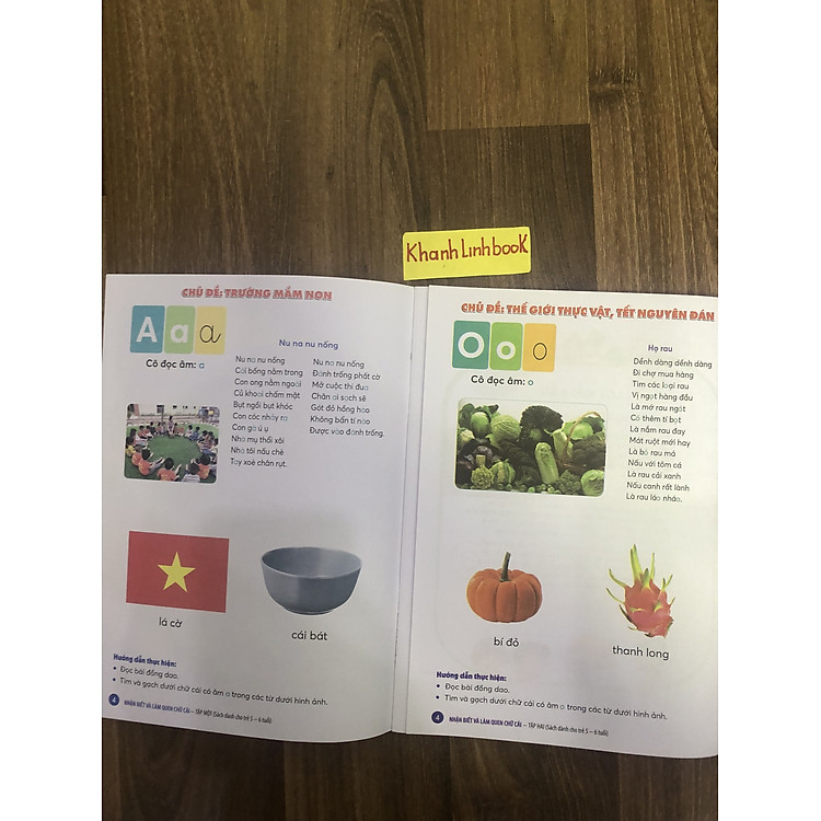 Nhận Biết Và Làm Quen Chữ Cái (Tập 1 + 2) - Ảnh 3