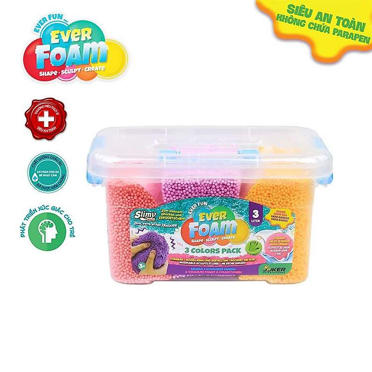 Tìm mua tại Avakids: Đồ Chơi Sáng Tạo Slimy Foam Xốp - Ngập tràn khuyến mãi