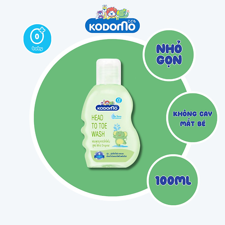 Mua Dầu tắm & gội Kodomo 400ml cho bé Chính hãng Ưu đãi - Hình ảnh 5