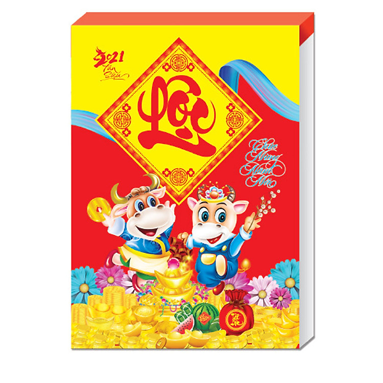 Lịch Bloc 2021 Tài Lộc Đại Đặc Biệt (16x24 cm)
