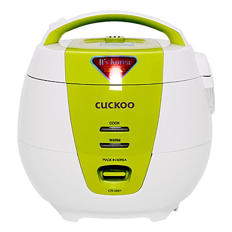 Nồi Cơm Điện Nắp Gài Cuckoo CR- 0661 màu xanh - 1L - Hàng Chính Hãng