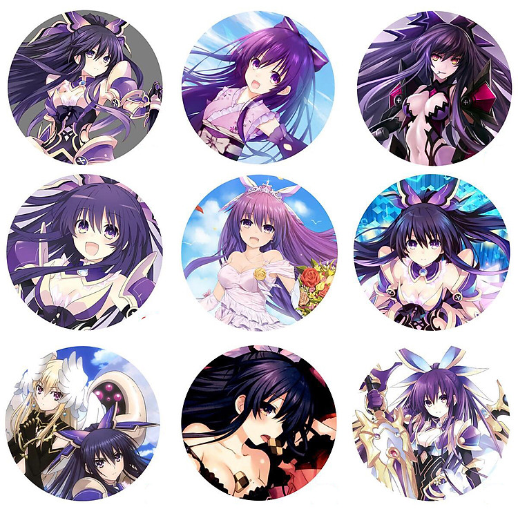 Huy Hiệu Tohka Yatogami (5 cái)