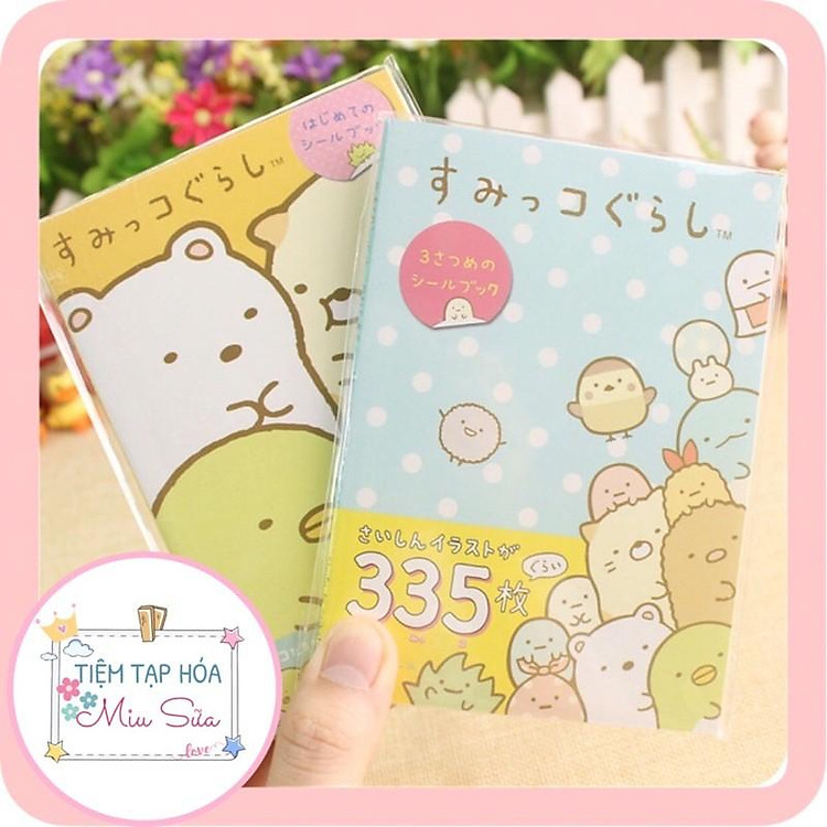 Set 335 Sticker Nhật Bản dạng quyển sổ hình Molang dễ thương - MiuSua