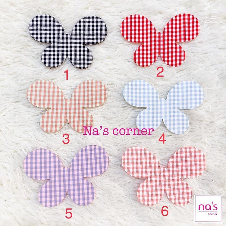 Miếng dán tóc dán mái tự dính hoạ tiết caro mới vintage giúp cố định tóc cho trang điểm, đắp mặt nạ... rất tiện lợi