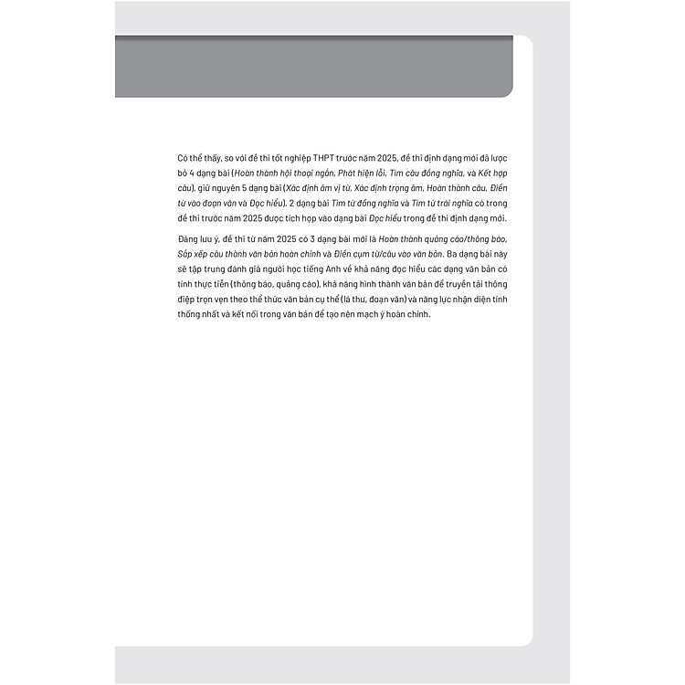 Bộ Đề Thi Thử Tốt Nghiệp THPT Môn Tiếng Anh 2025 - Ảnh 7