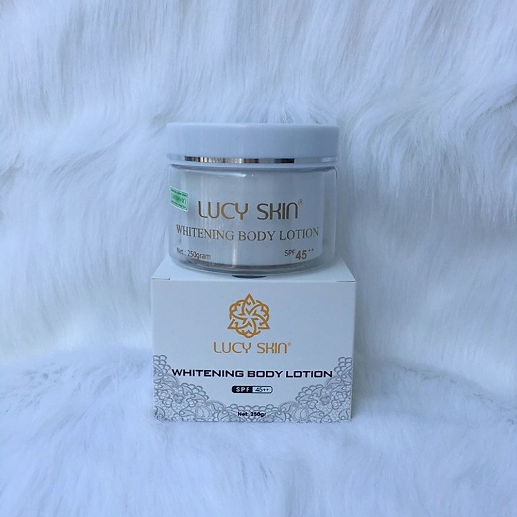 Kem dưỡng trắng da toàn thân Lucy Skin Whitening Body Lotion ( Dưỡng trắng , Makeup , Chống nắng )