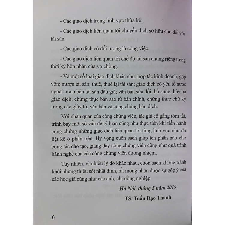 Sổ Tay Công Chứng Viên - Những Vấn Đề Cần Lưu Ý Khi Công Chứng Một Số Loại Giao Dịch Khác (Tập 1+ 2) - Ảnh 5