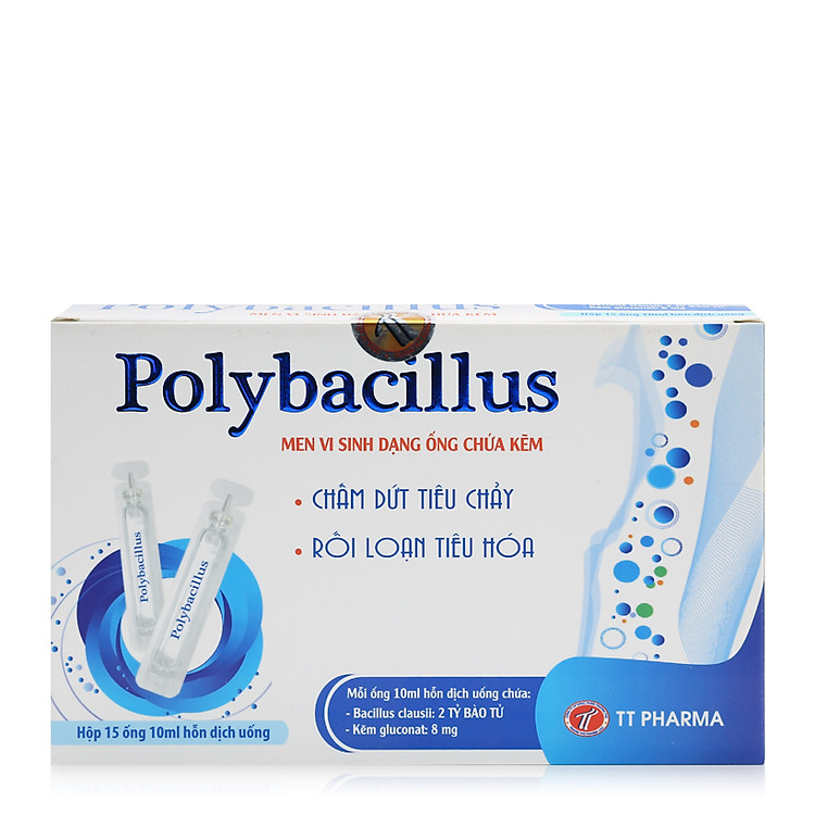 Men vi sinh chứa kẽm Polybacillus dành cho trẻ rối loạn tiêu hóa