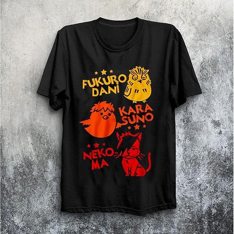 ÁO THUN Anime Haikyuu - Fukurodani, Karasuno, Nekoma cực chất